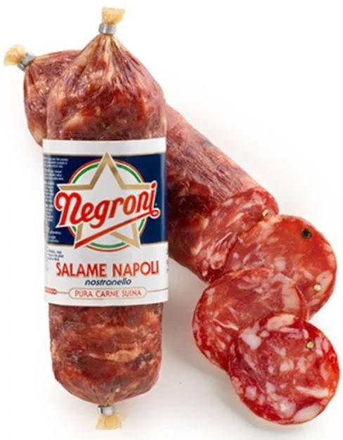 

Колбаса Салями Негрони Наполи без глютена Salame Napoli Negroni Nostranello 440-460 г Италия