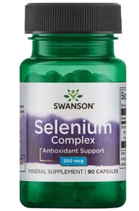 

Селен, Ultra Selenium Complex, Swanson, 200 мкг, 90 капсул (SWV-02067)