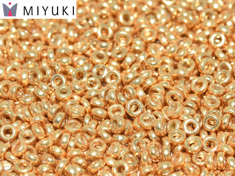 

Spacer Beads MIYUKI 2,2 х 1 мм SPR 4202 Duracoat Galvanized Gold