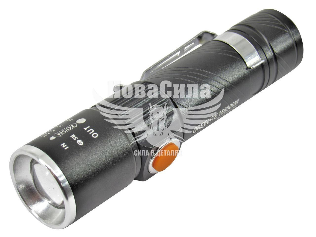 

Фонарик ручной (Bailong) линзовый POLICE 158000W с (USB) BL-616