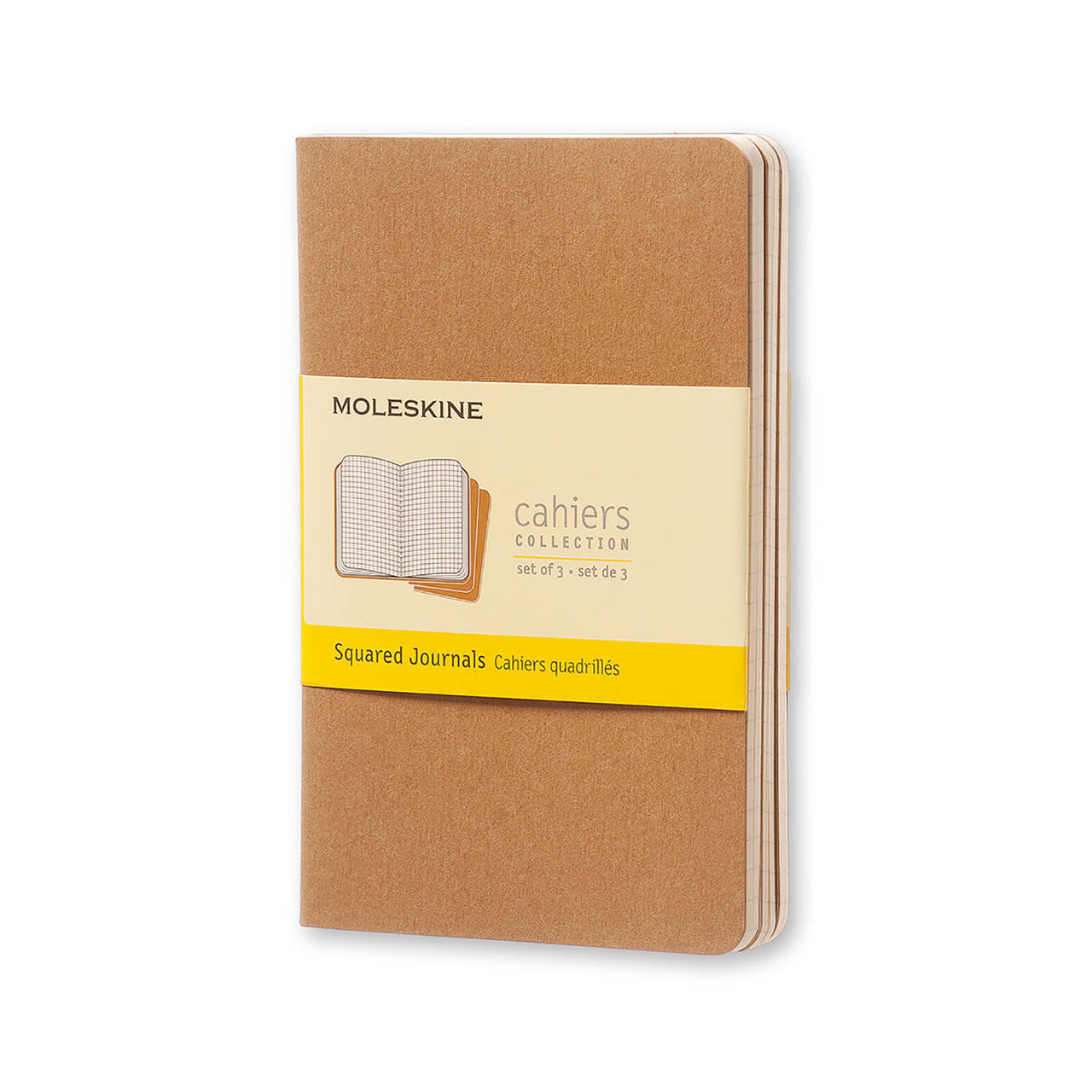 

Блокнот Moleskine Cahier Бежевый Карманный 64 страницы Клетка (9х14 см) (9788883704932)