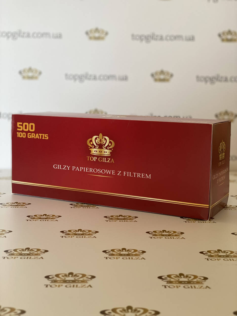 

Сигаретные гильзы с фильтром для набивки табаком Gama Top Gilza 500 шт