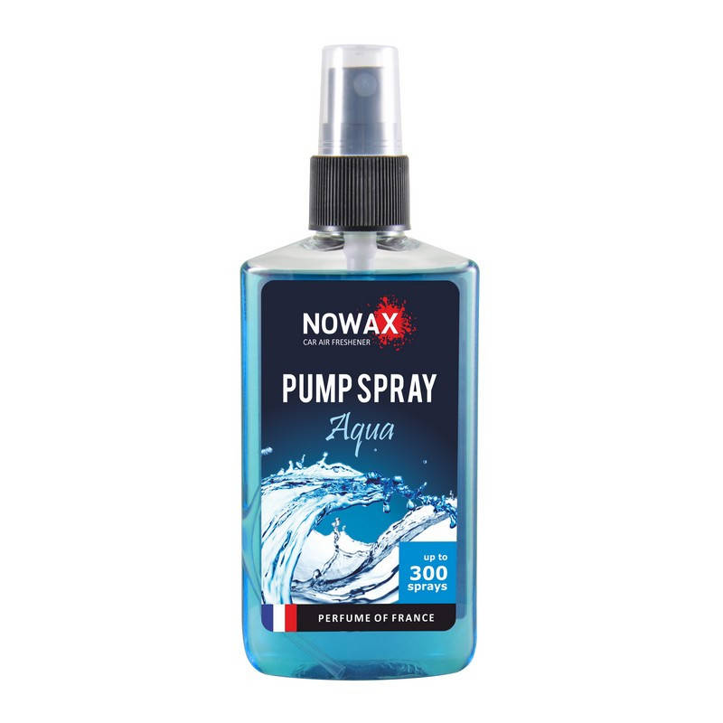 

Ароматизатор в машину пахучка для авто Nowax Pump Spray 75 мл Aqua (NX07516)