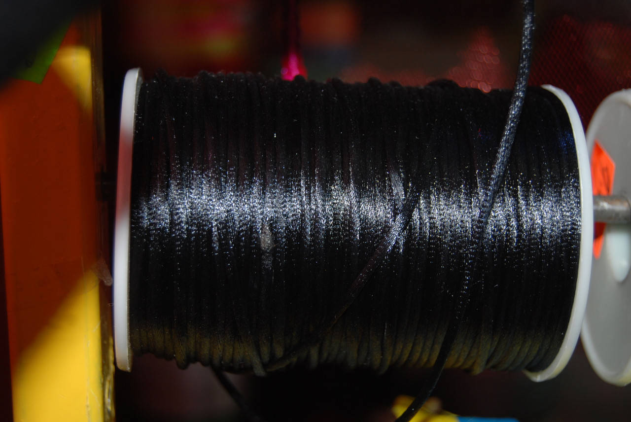 

Шнур корсетный черный