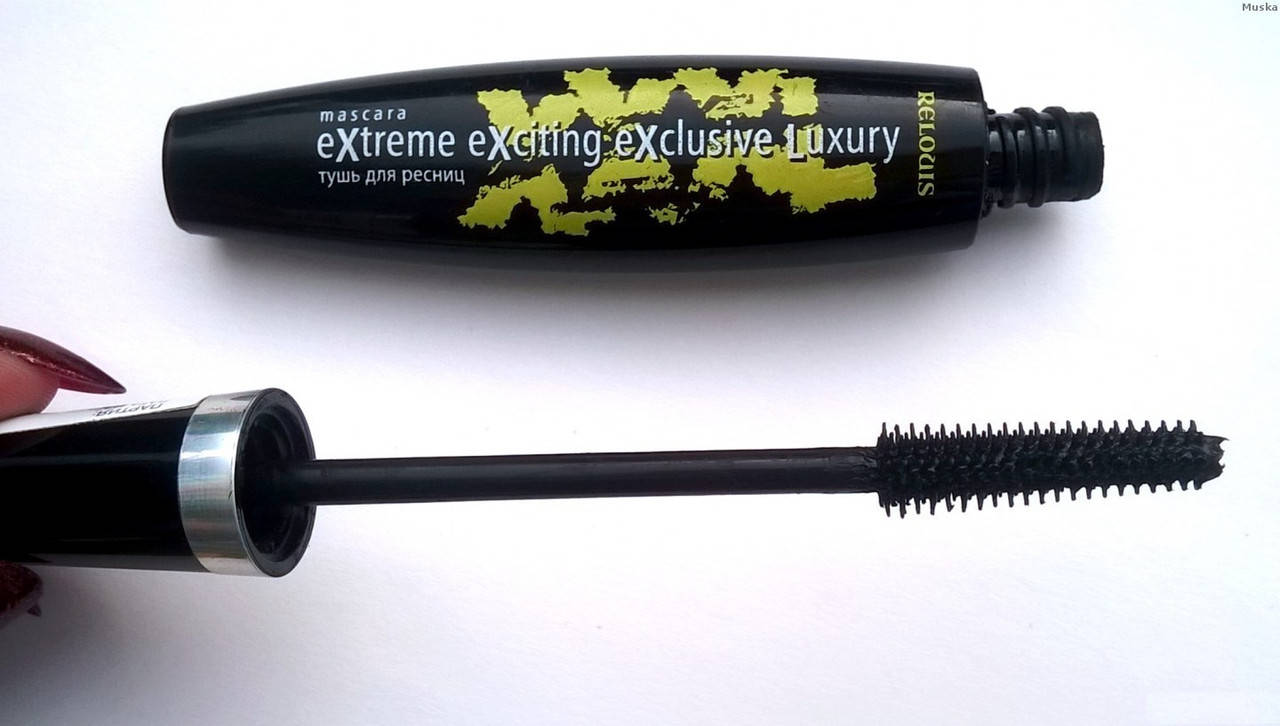 

Тушь для ресниц Relouis XXXL Extreme Exciting Exclusive Luxury, Черный