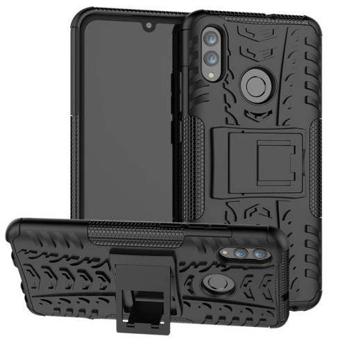 

Huawei Y7 2019 (DUB-LX1) противоударный чехол Гибрид, Черный