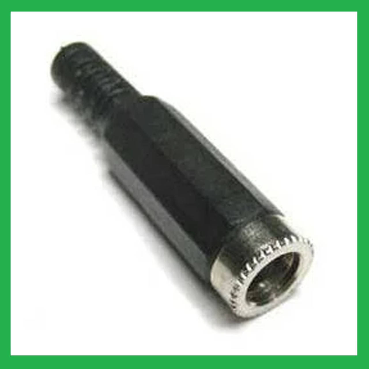 

DC гнездо питания HF-2074B, 5,5*2,5мм, на кабель, корпус пластик, Черный