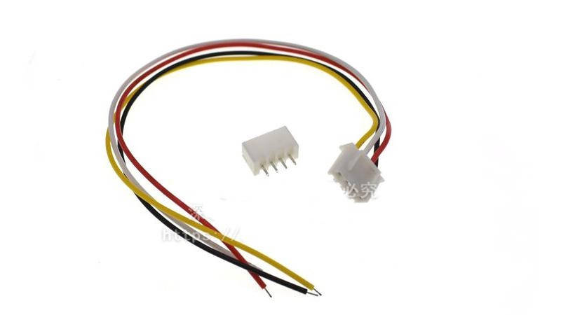 

Разъем 4pin + гнездо с проводами XH2.54-4P (10282)