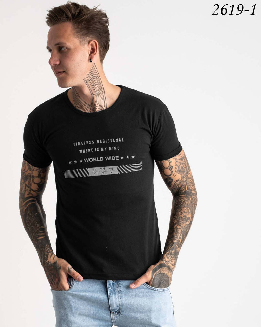 

Мужская футболка. Размеры : M,L,XL,2XL маломерят на 1 размер