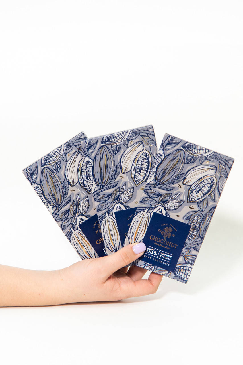 

Шоколадка «Чорний шоколад 85%» ТМ Шоконат