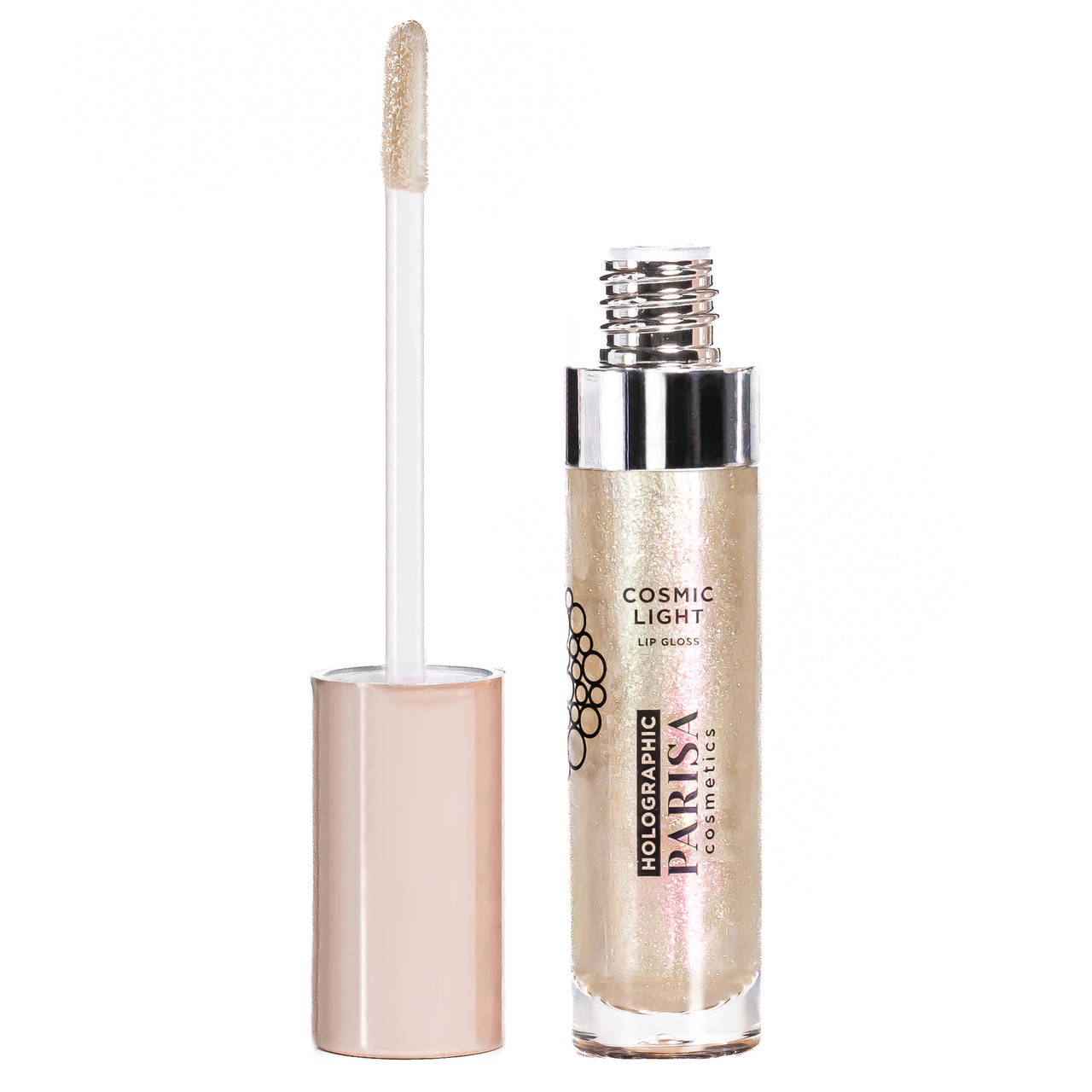 

Блеск для губ Parisa Cosmetics голографический LG-612 HG № 101 Прозрачный с розовым отливом