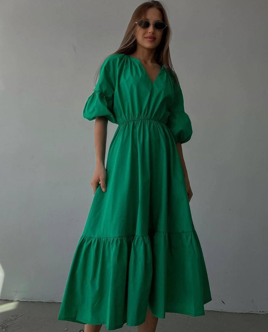 

Женское лёгкое ,воздушное ,хлопковое платье миди