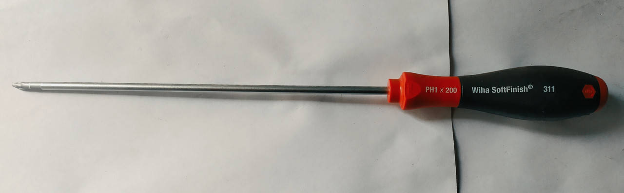 

Отвертка крестовая Wiha SoftFinish PH1х200