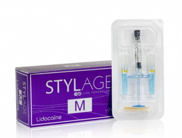 

Филлер Stylage M Lidocaine Стилейдж М лидокаин 2х1ml для средних морщин