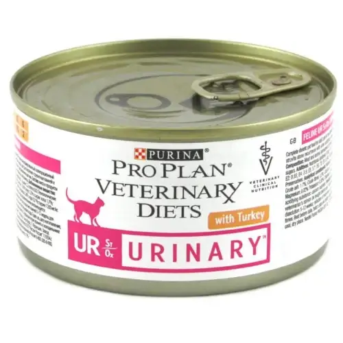 

Консерва Purina Pro Plan Veterinary Diets Turkey для кошек с проблемами мочеполовой системой, 195 г