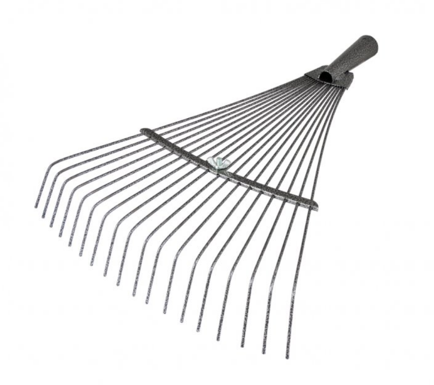 

Грабли Mastertool веерные раздвижные молотковая краска 18 зубьев 500*390 мм