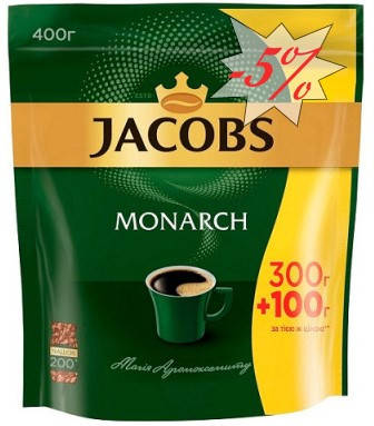 

Jacobs Monarch 400 грамм- 8шт