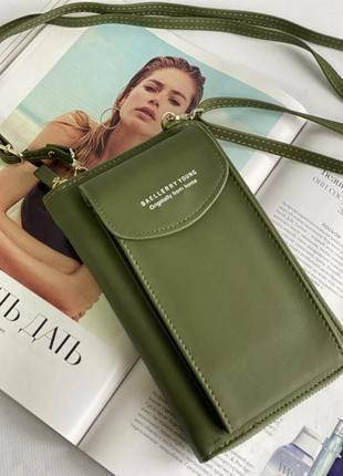 

Кошелек-клатч Baellerry цвет Хаки, Зелёный