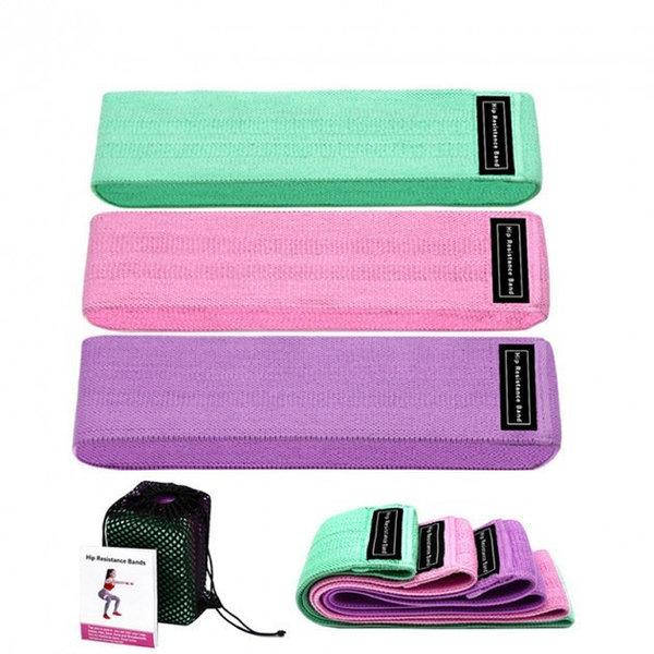 

Набор тканевых фитнес резинок Hip Resistance Bands