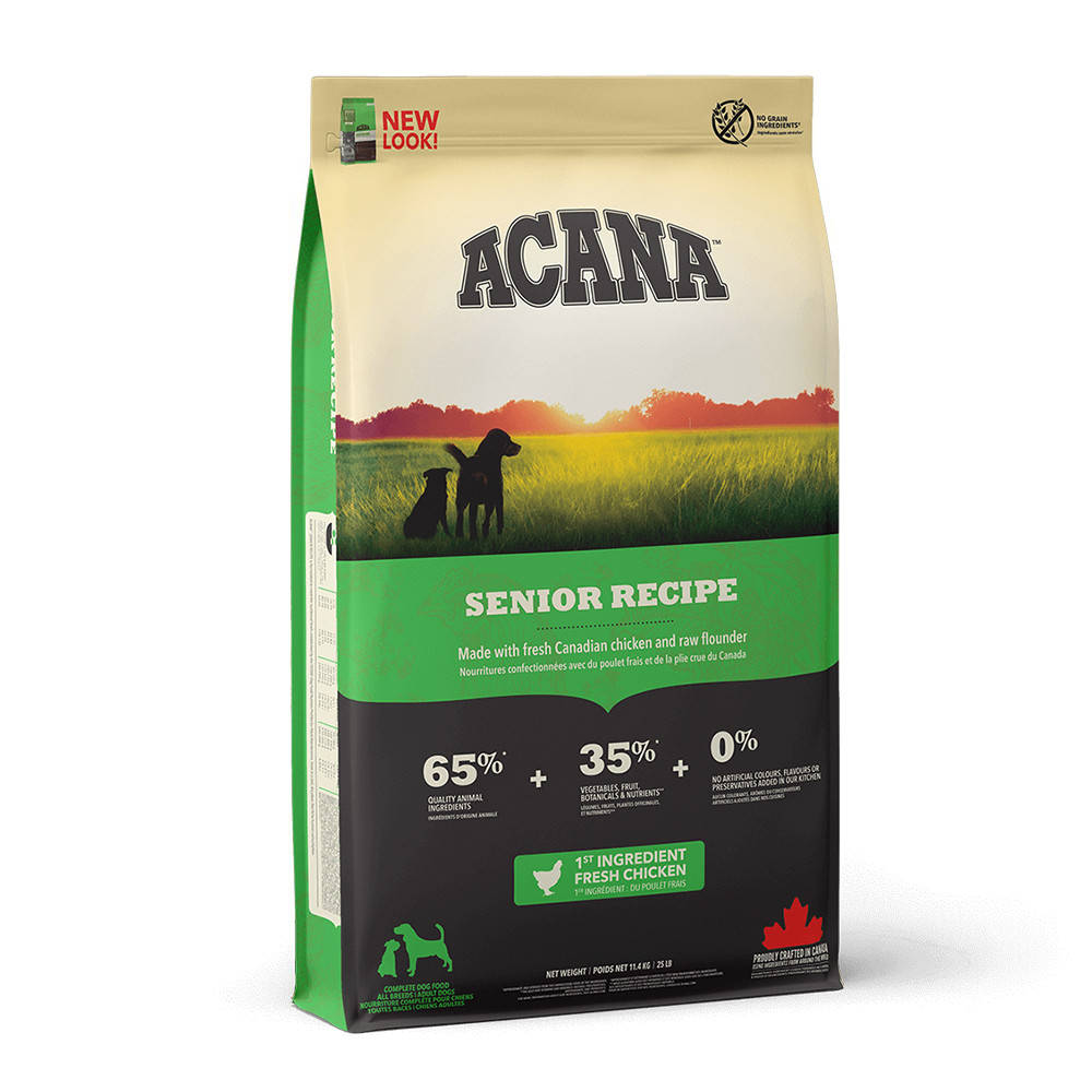 

Корм Acana Senior Recipe 11,4 кг для дорослих собак всіх порід, старше 7 років