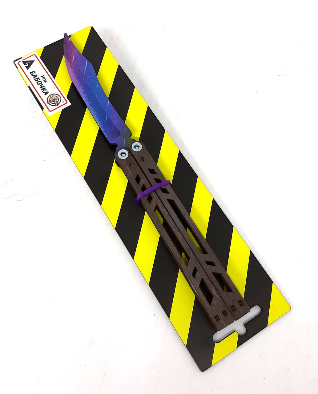 

Нож деревянный SO-2 "Бабочка STARFALL" Звездопад, Сувенир Декор, SO2BAL-S