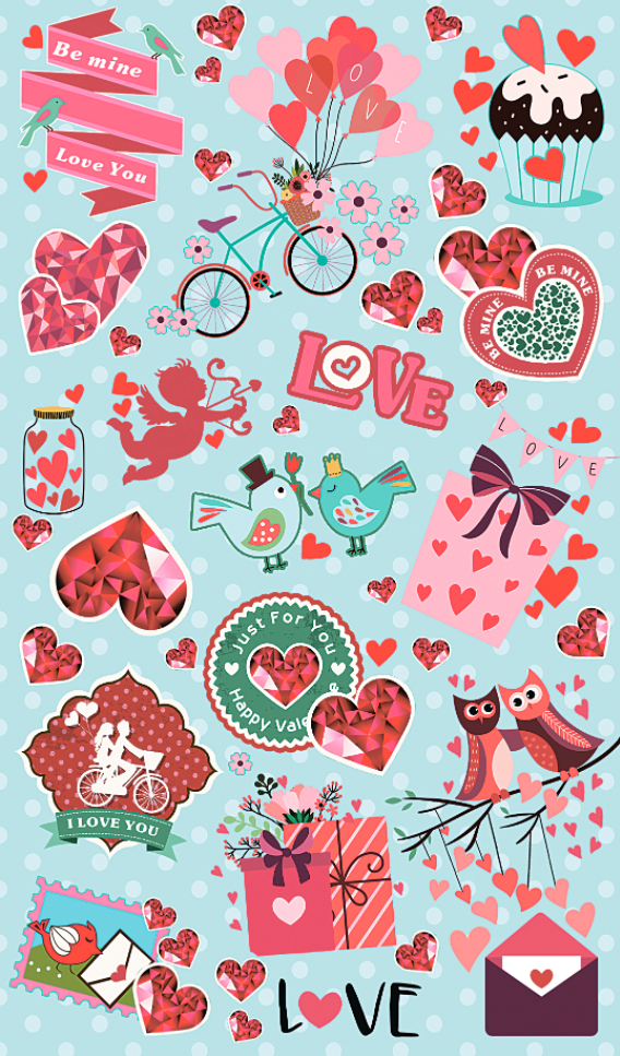 

Наклейки-стикеры детские, Разные цвета