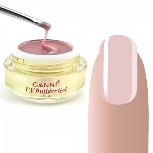 

Конструирующий гель Canni 301 Soft Pink 15 мл, Розовый