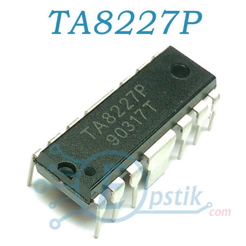

TA8227P, двухканальный 4W аудио усилитель, DIP12H