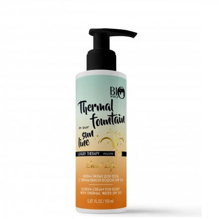 

Крем-экран для тела с термальной водой SPF 30 Bio World 150 мл