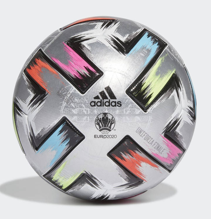 

Мяч футбольный Adidas Uniforia Final Euro 2020 OMB FS5078 Без коробки (размер 5)