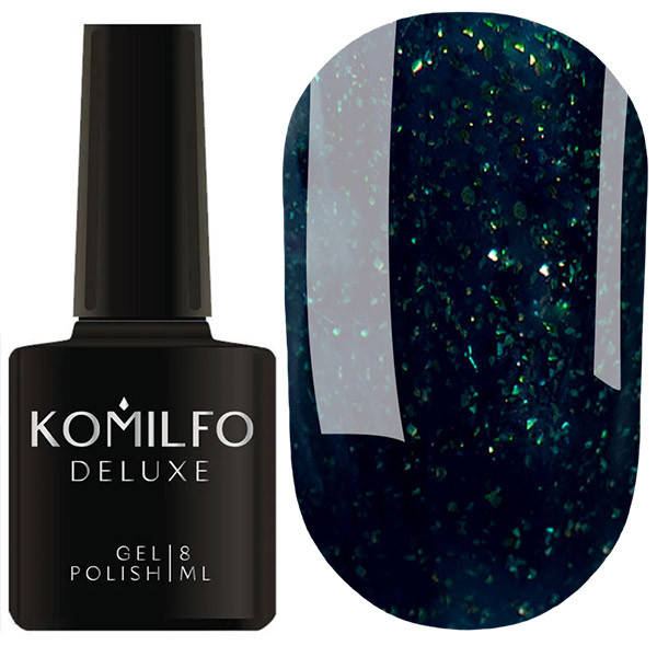 

Гель-лак Komilfo Deluxe Series D156 (темно-нефритовый с шиммером), 8 мл