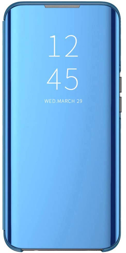 

Зеркальный Чехол Samsung Galaxy A03s A037 Mirror View (Самсунг Галакси А03с), Синий