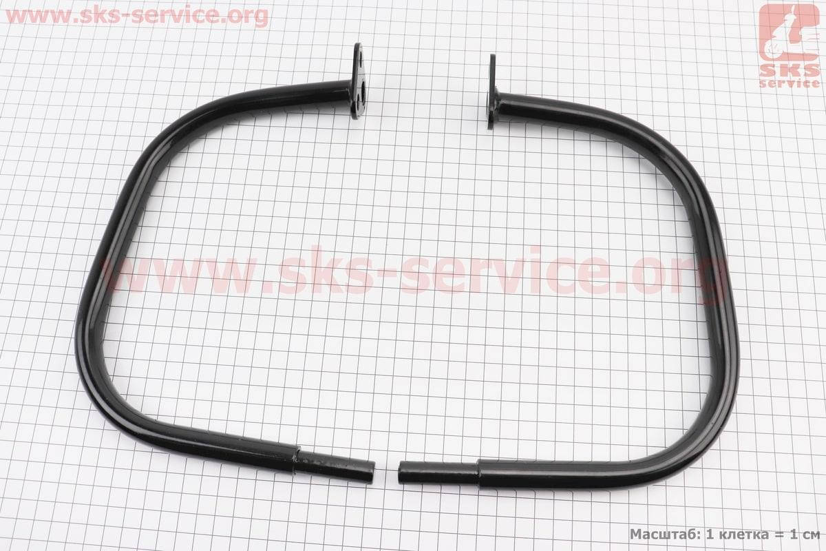 

Ручки пассажира (сиденья), чёрные, глянцевые к-кт на мотоцикл ЯВА, Черный