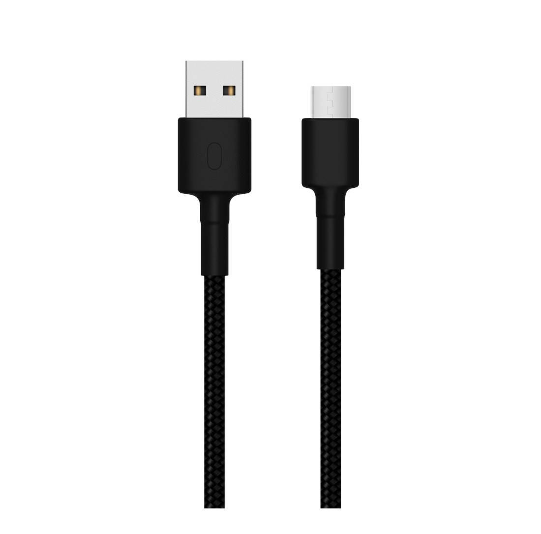 

Кабель Xiaomi Mi Braided USB Type-C 100cm - Black (6934177700569), Черный
