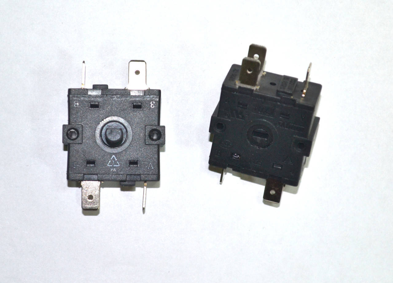 

Переключатель режимов для тепловентилятора на 6-ть клем (4 положения)