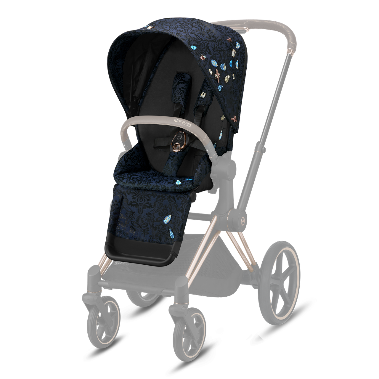 

Чехол тканевый для прогулочного блока Cybex Priam Jewels of Nature