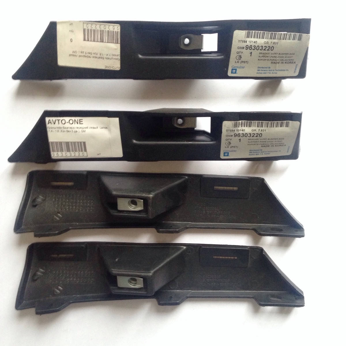 

Кронштейн бампера передний левый Ланос Сенс 96303220