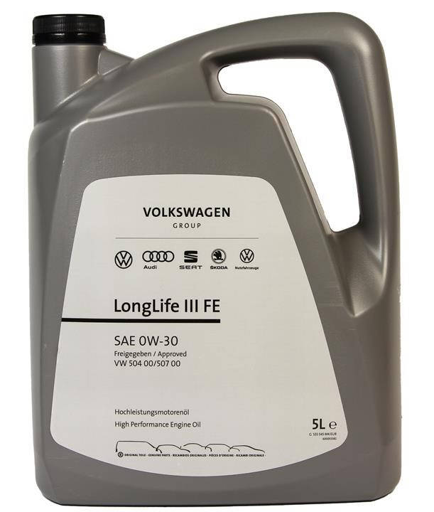 

Моторное масло VAG LongLife III FE 0W-30 5л