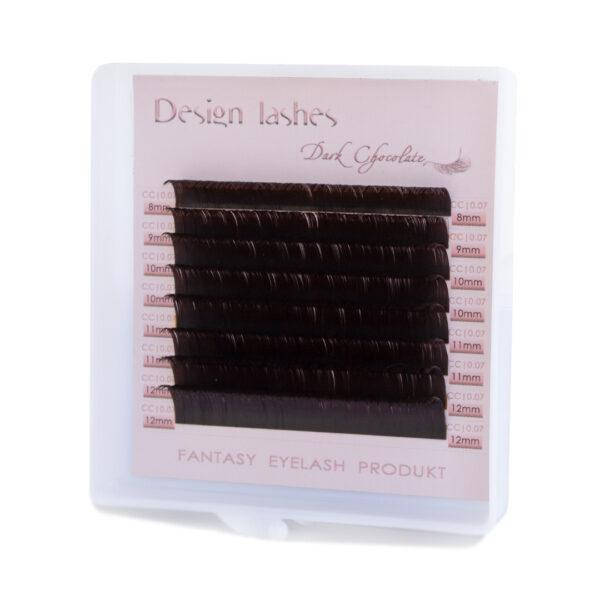 

Ресницы Design Lashes Dark Chokolat Микс (C,СС,D) CC, 0.10