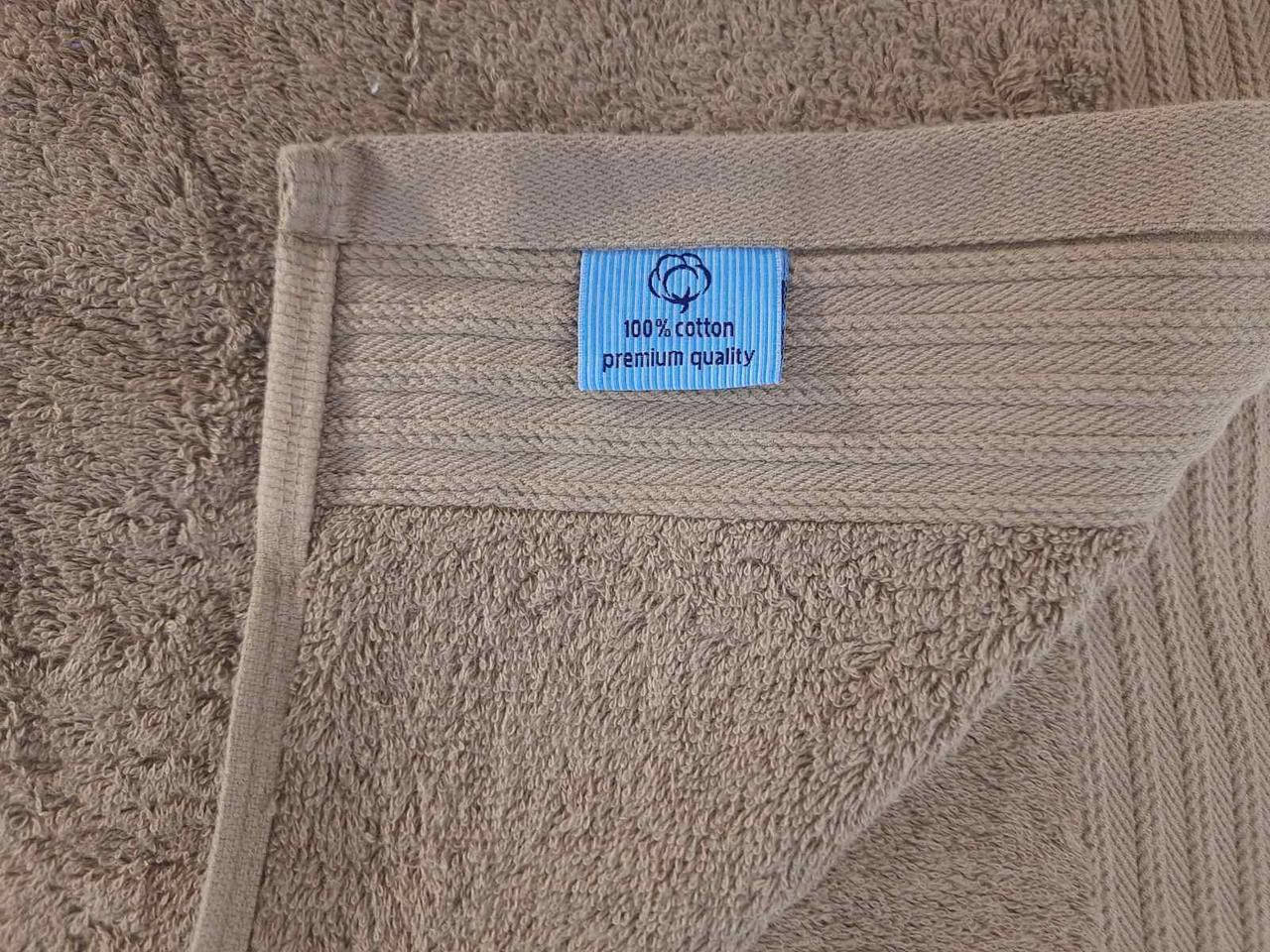 

Полотенце махровое 70х140см 550г беж, Индия, Бежевый