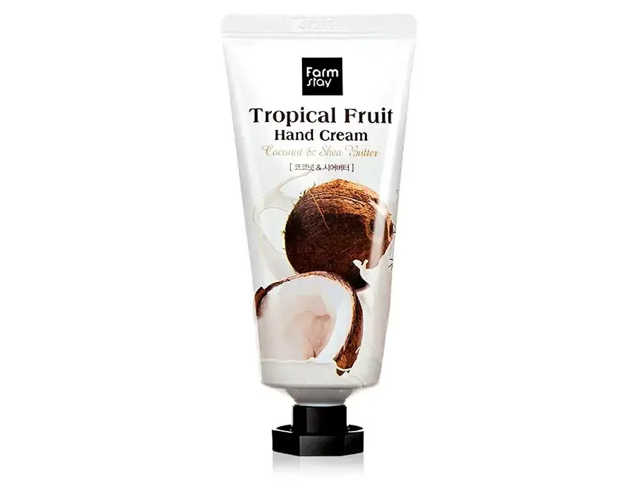 

Крем для рук с кокосом и маслом ши FarmStay Tropical Fruit, 50 мл