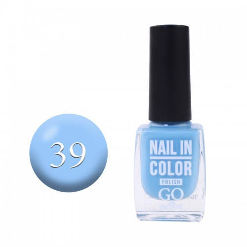 

Лак для ногтей GO Active Nail in Color №39 Голубой 10 мл (17086Gu)