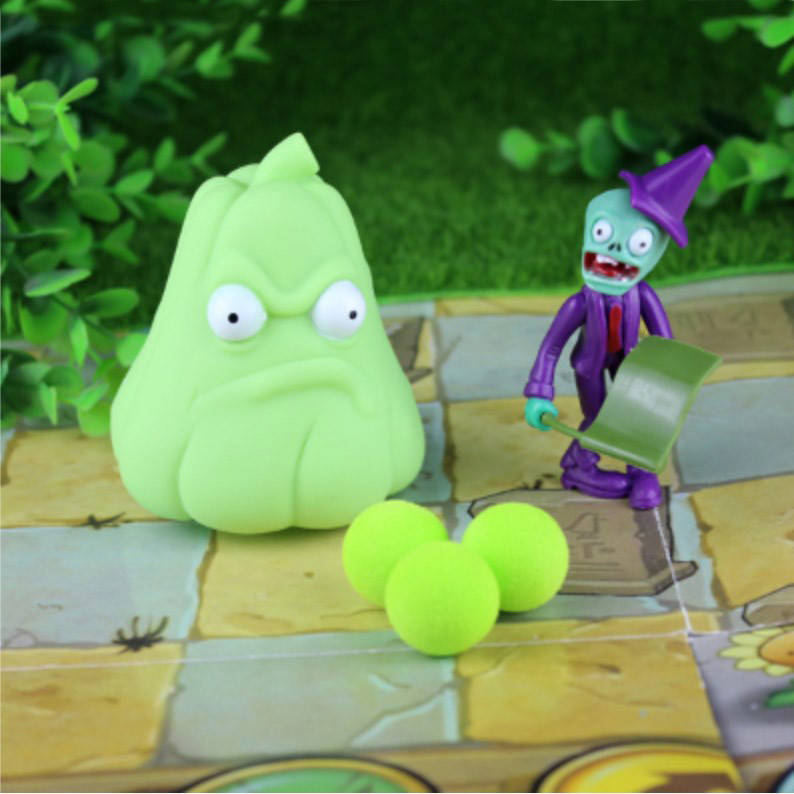 

Растения против зомби | Plants vs Zombies Игровой набор №40 Кабачок зеленый (Растения стреляют шариками)