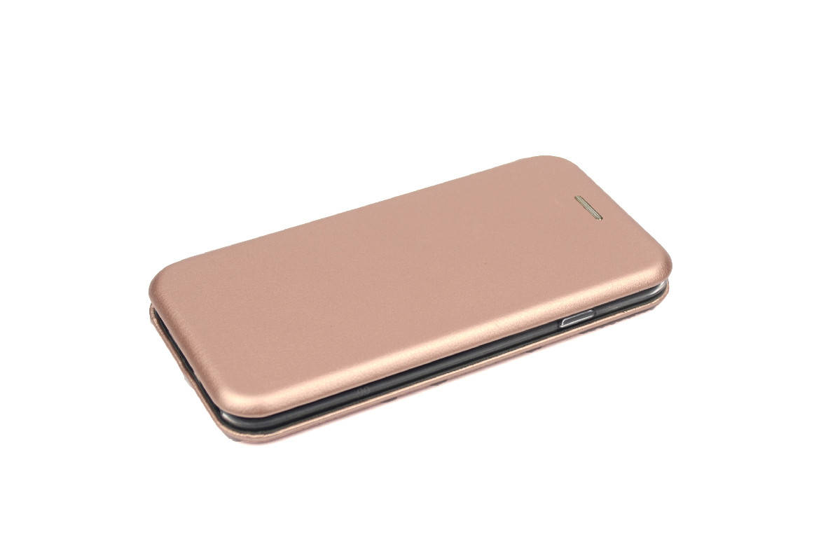 

Чехол-книжка для iPhone 6 / 6s кожаный Розово-золотой, Светло-розовый