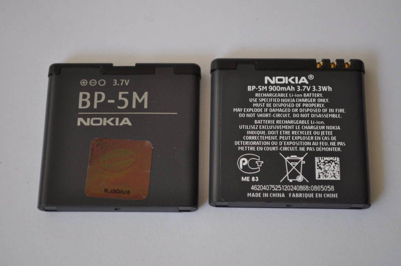 

Аккумулятор Nokia BP-5M, Original, 900mAh /АКБ/Батарея/Батарейка /нокиа