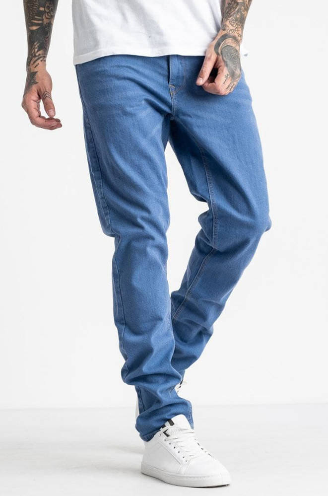 

Джинсы мужские голубые Nescoly 133132M