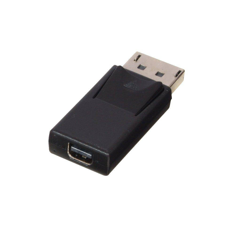 

Перехідник моніторний DisplayPort-mini M/F Lucom адаптер 4K@60Hz Nickel Черный(62.01.3132)