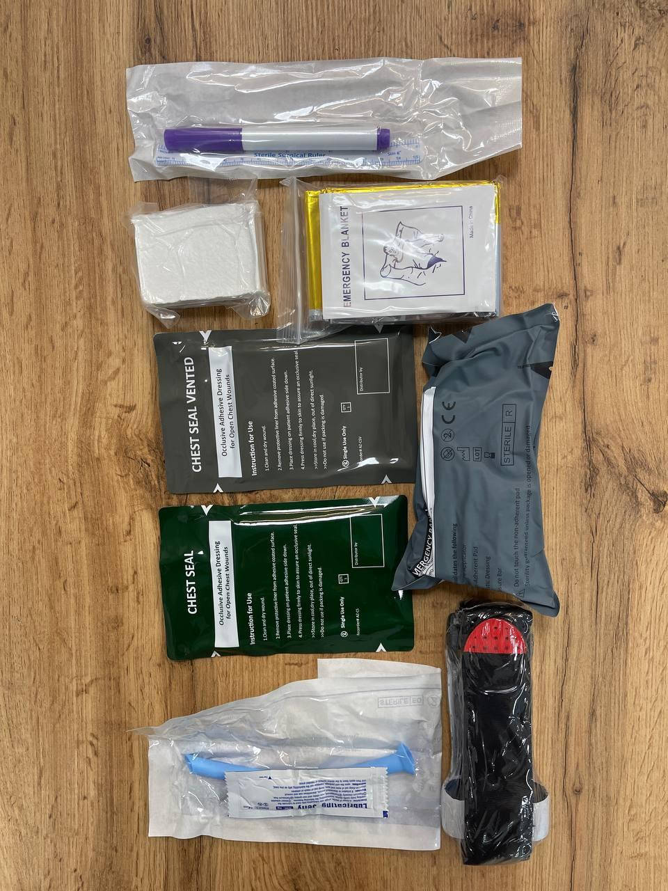 

Наполнение для тактической аптечки IFAK set refill 10 items (10 элементов)