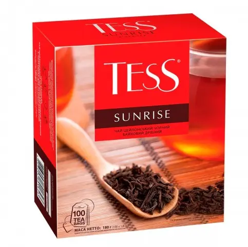 

Чай черный Tess Sunrise 1,8 г *100 пакетиков