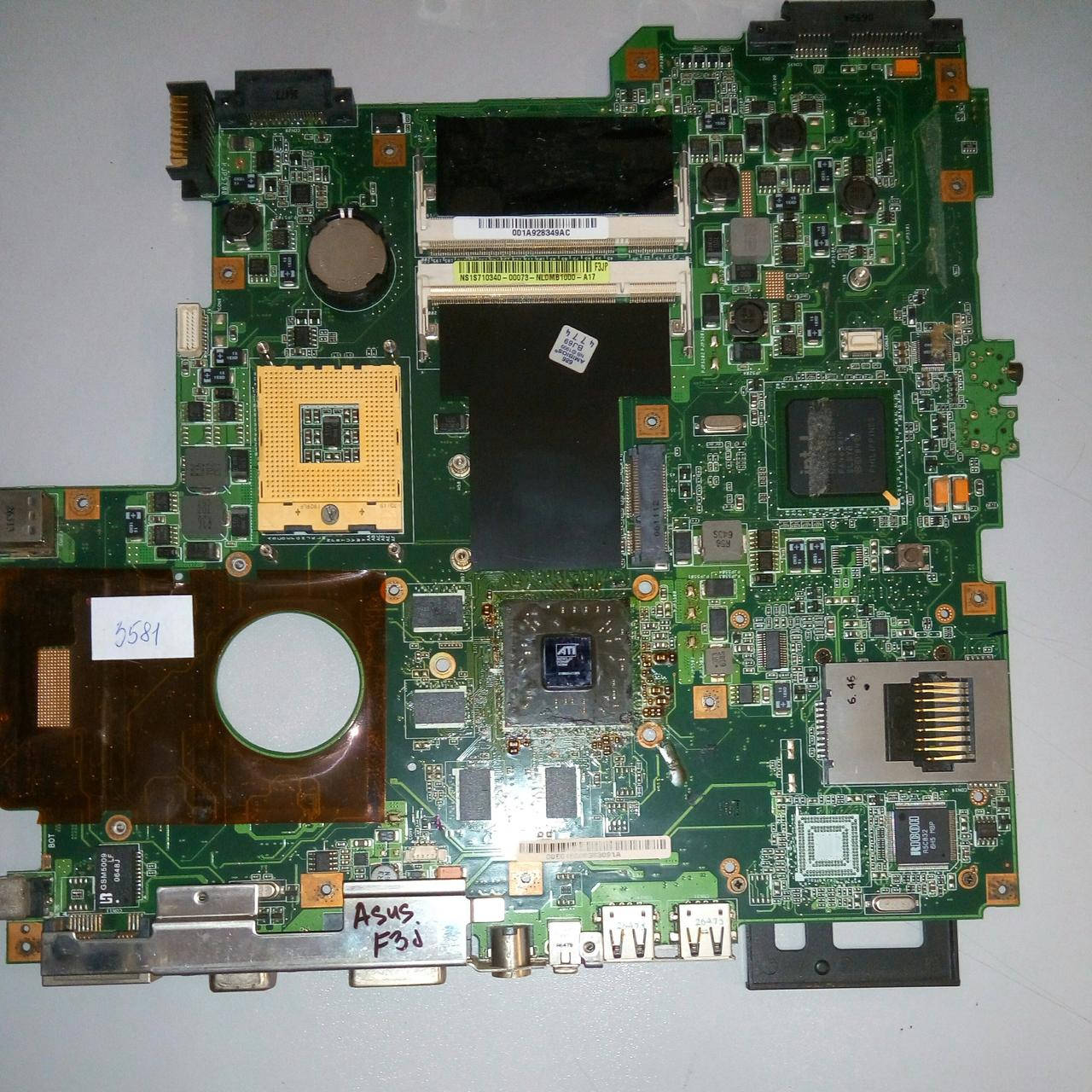 

Материнская плата НЕ РАБОЧАЯ Asus F3J